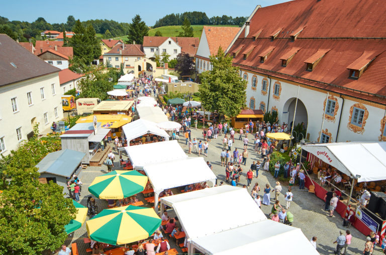 Blick Richtung unteres Tor